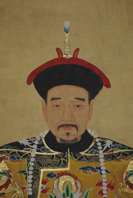 Majestic Chinese ancestors painting Emperor Qing 3
