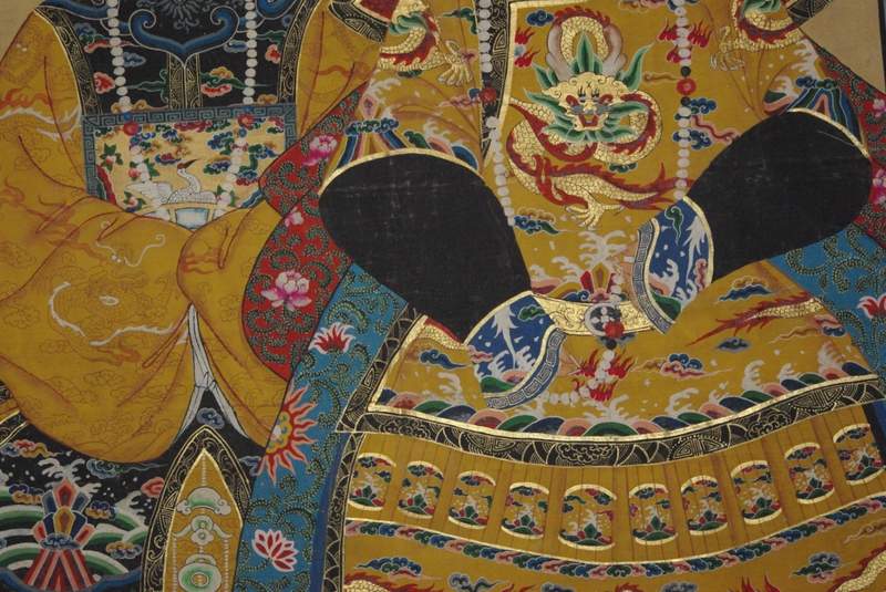 Majestic Chinese ancestors painting Emperor Qing 4