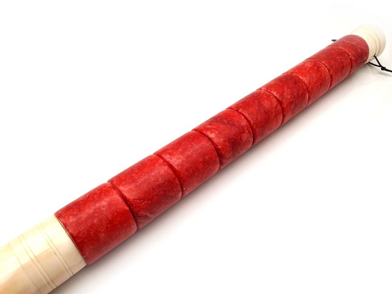 Large chinese Calligraphy Brush - Dark red 3