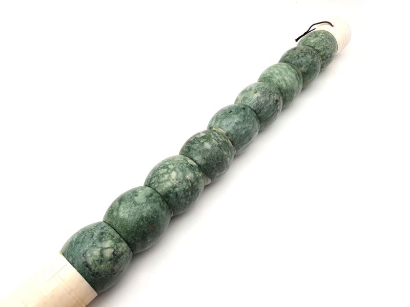 Large chinese Calligraphy Brush - Jade - Oval 3