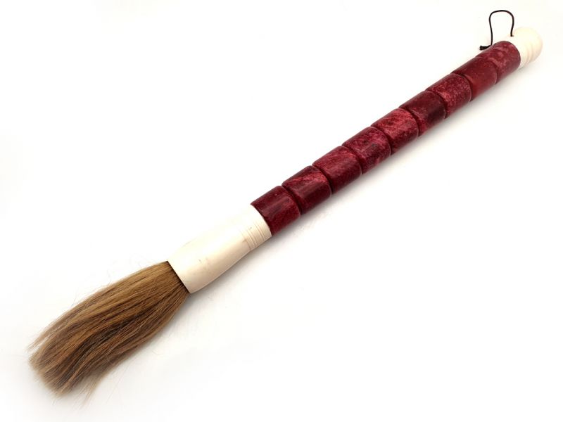 Large chinese Calligraphy Brush - Red purple 1
