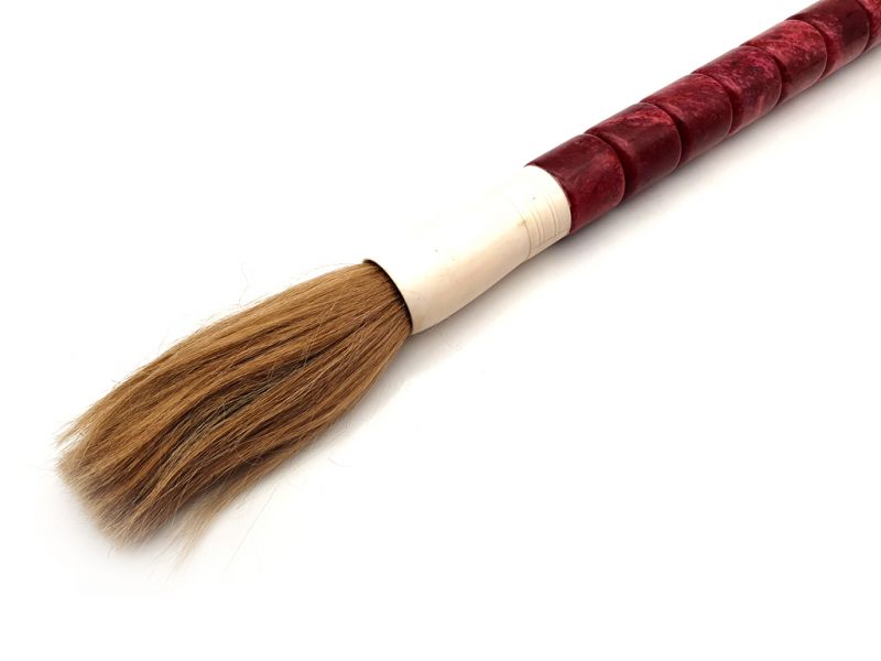Large chinese Calligraphy Brush - Red purple 2