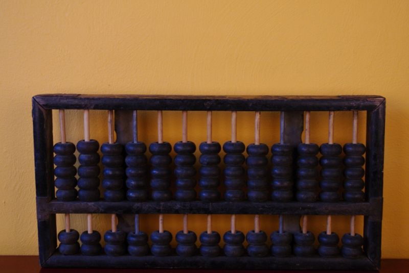 Large Chinese Wooden Abacus 1
