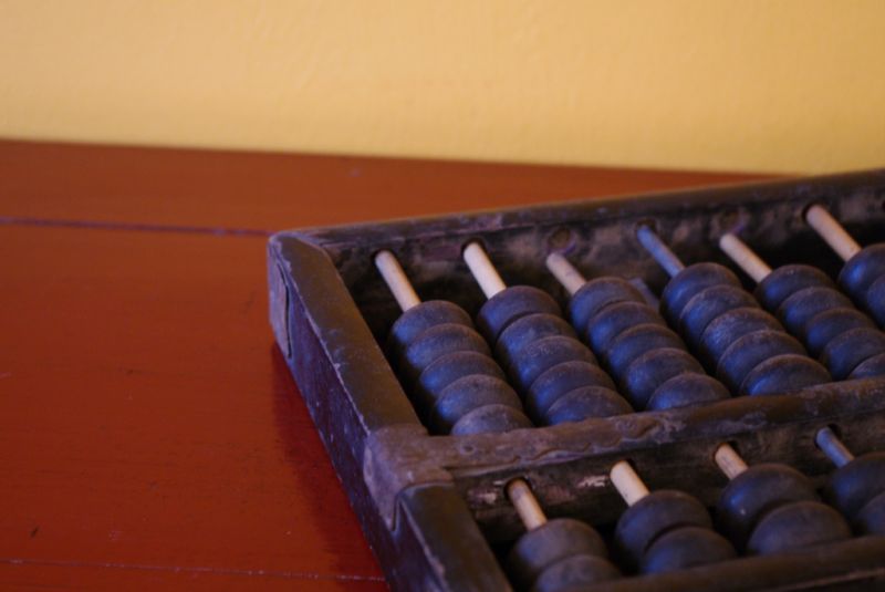 Large Chinese Wooden Abacus 4