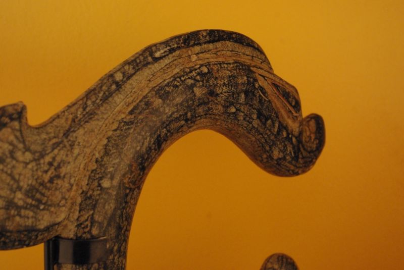 Large Chinese Zhulong Dragon in Dark Stone 4