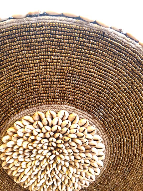 Large Indonesian Bi Disc - Shells and pearls - 40cm 3