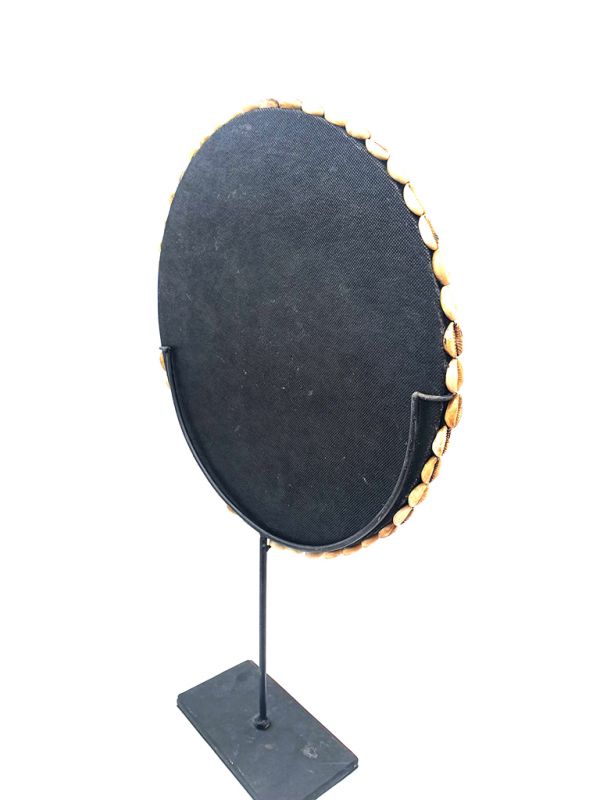 Large Indonesian Bi Disc - Shells and pearls - 40cm 5