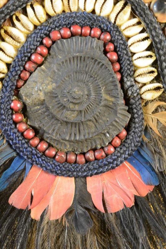 Large Indonesian Tribal Necklace - Hand Cut Stone 4