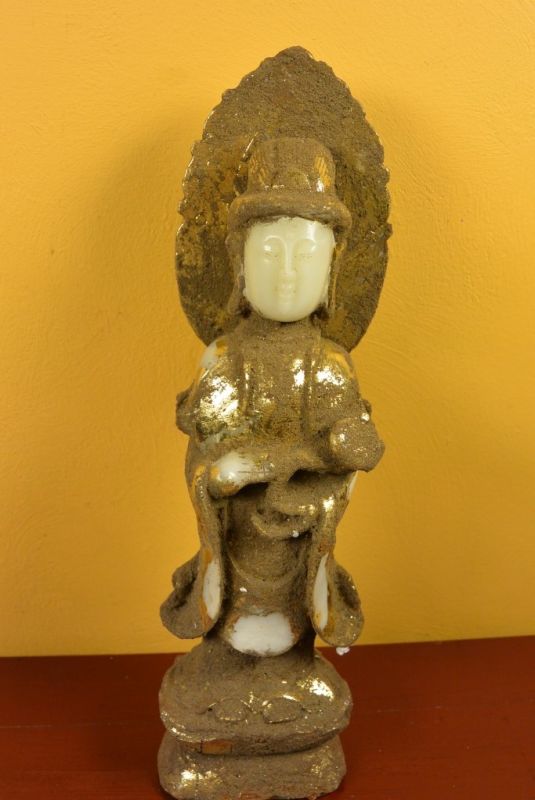 Large Jade Statues Asian Buddhism 1