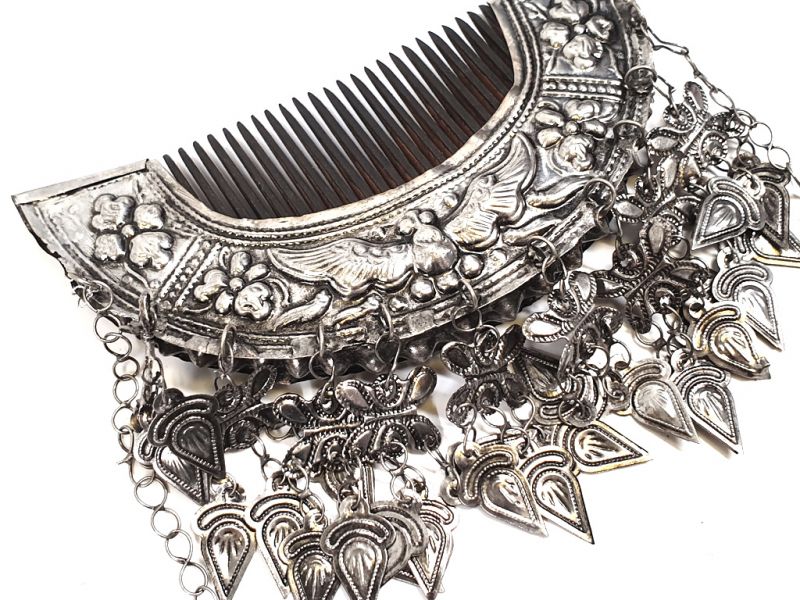 Large Tribal Decoration Jewelry Comb hair 2 3