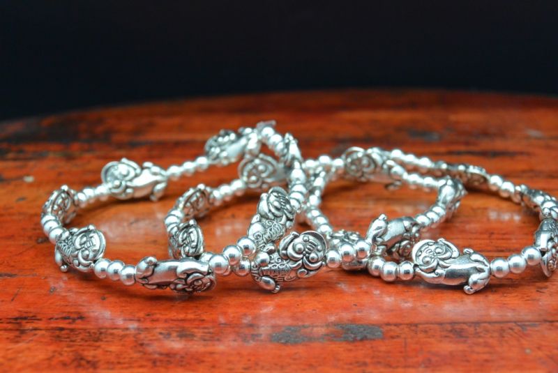 Little Chinese Ethnic Bracelet Foo Dogs 3