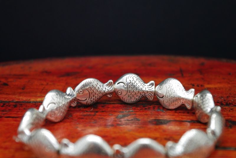 Little Ethnic Bracelet Fish Elastic 4