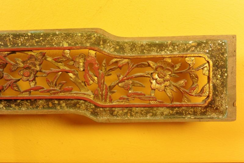 Long Qing Dynasty Wooden Panel 1 3