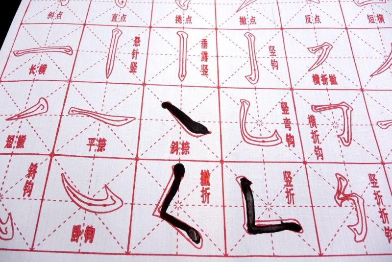 Magic Paper for Calligraphy - Quality A+ - Stroke order 5