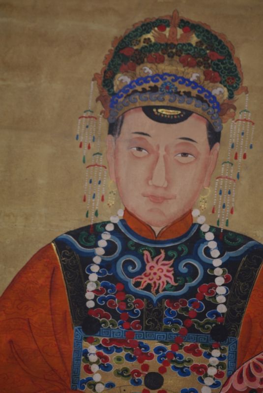 Majestic Chinese ancestors painting Emperor Qing 3
