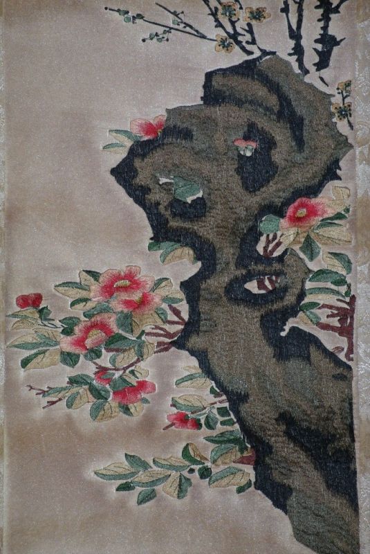 Malerei und Stickerei auf Papier 5