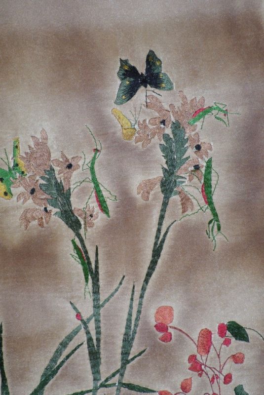 Malerei und Stickerei auf Papier Schmetterling 4