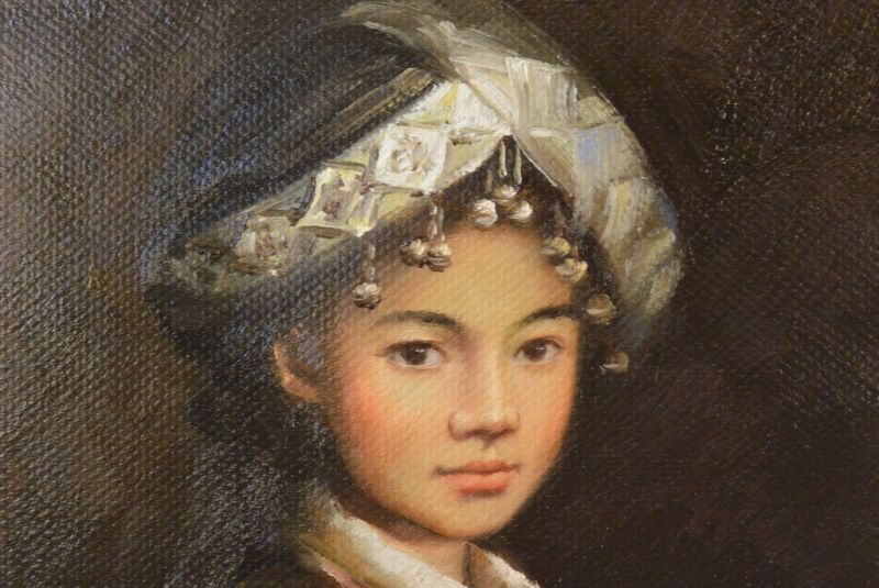 Malereien auf Leinen chinesische Frau 3