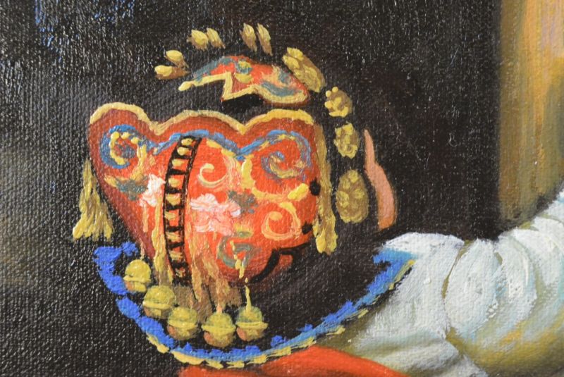 Malereien auf Leinen Miao Kind 5