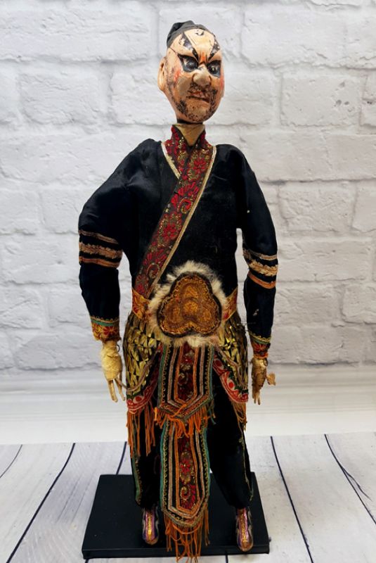 Marioneta del teatro chino antiguo - provincia de Fujian - El conquistador 2 1