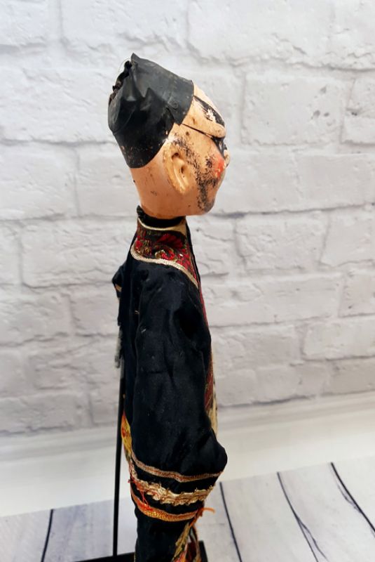 Marioneta del teatro chino antiguo - provincia de Fujian - El conquistador 2 3