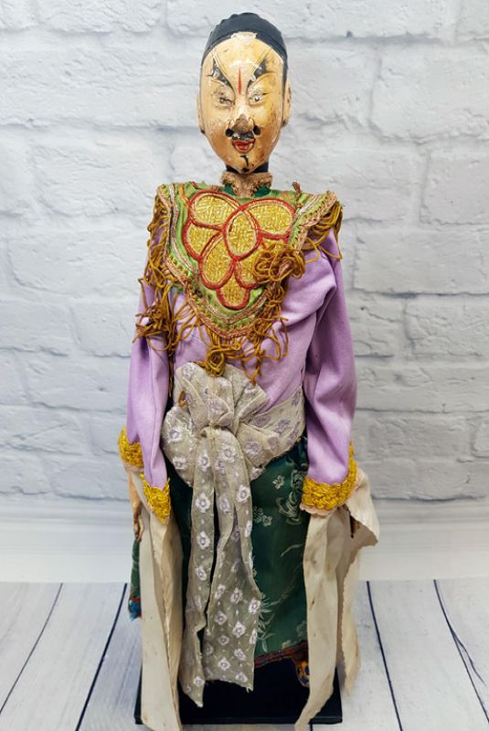 Marioneta del teatro chino antiguo - provincia de Fujian - Hombre / Opera Dancer 1