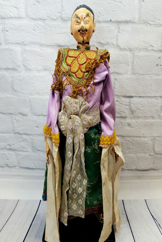 Marioneta del teatro chino antiguo - provincia de Fujian - Hombre / Opera Dancer 2