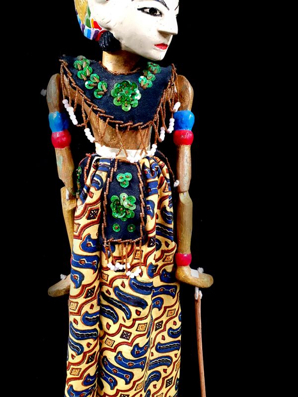 Marioneta Indonesia Wayang Golek Arimbi 4