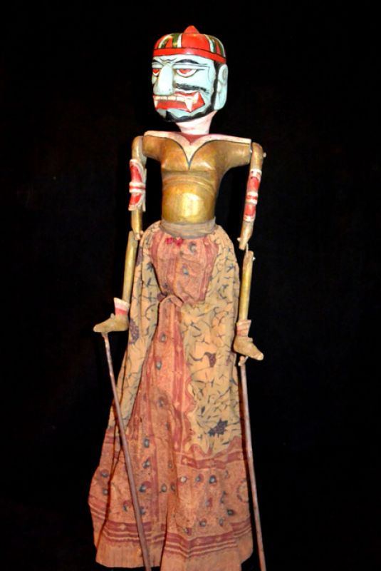 Haga clic en la imagen para ampliar Marioneta Indonesia Wayang Golek Carácter de Ramayana 1