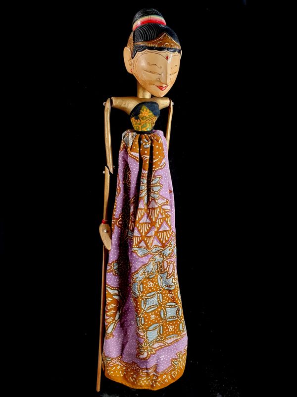 Marioneta Indonesia Wayang Golek Mujer 2 1