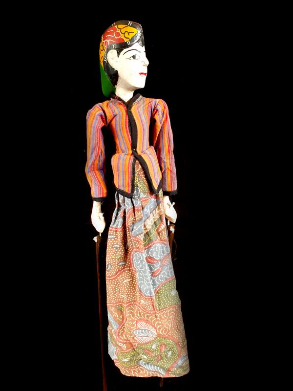 Marioneta Indonesia Wayang Golek príncipe indonesio 1