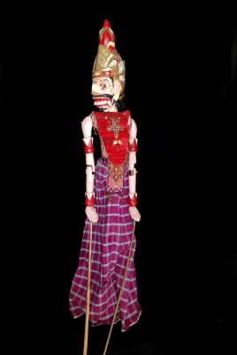 Marionnette Indonésienne Wayang Golek Indra