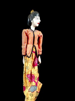 Marionnette Indonésienne Wayang Golek Princesse indonésienne