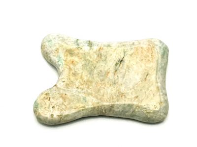 Médecine traditionnelle chinoise - Gua Sha concave en Jade - Vert Clair