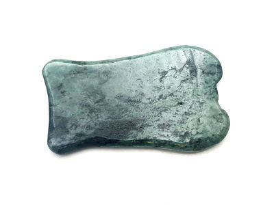 Médecine traditionnelle chinoise - Gua Sha Poisson - Corps et visage - Vert Foncé