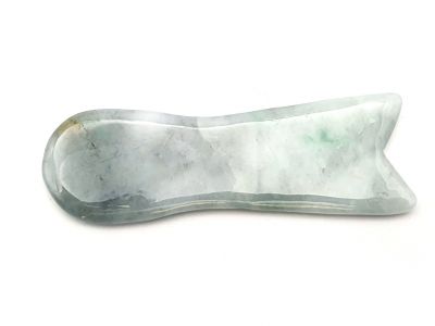 Médecine traditionnelle chinoise - Gua Sha Poisson - Corps et visage - Vert tacheté