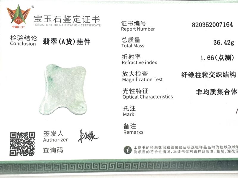 Medicina Tradicional China - Gua Sha cóncavo en Jade - Verde claro con una mancha verde 3