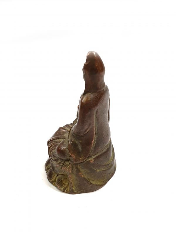 Messing Statue Kleine Göttin GuanYin 3