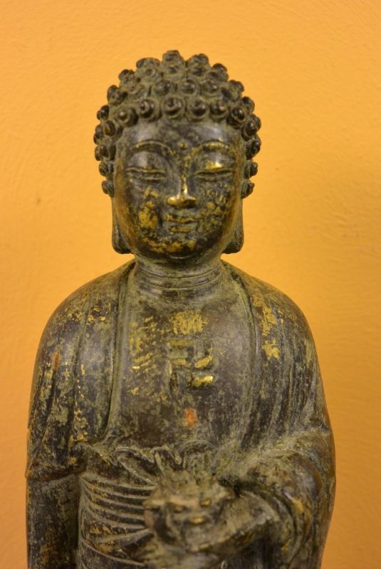 Messing Statue Stehender Buddha 2