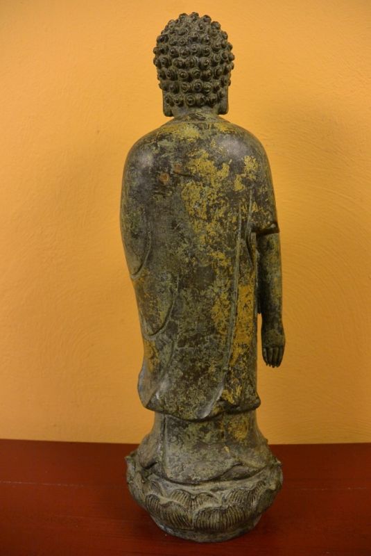 Messing Statue Stehender Buddha 5