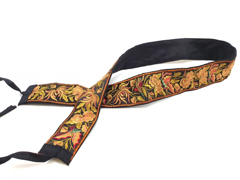 Miao Belts - Embroidery - Black and Brown 1