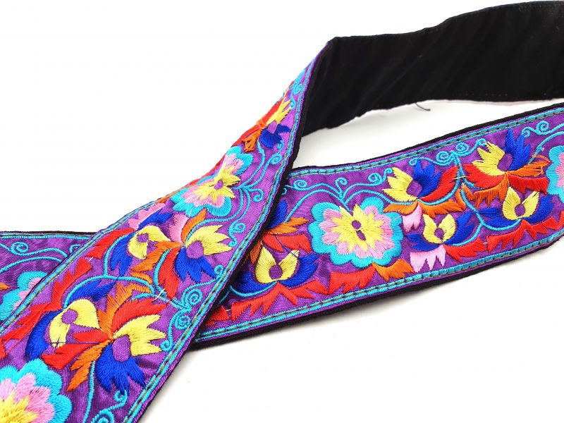 Miao Belts Embroidery Fuchsia 2