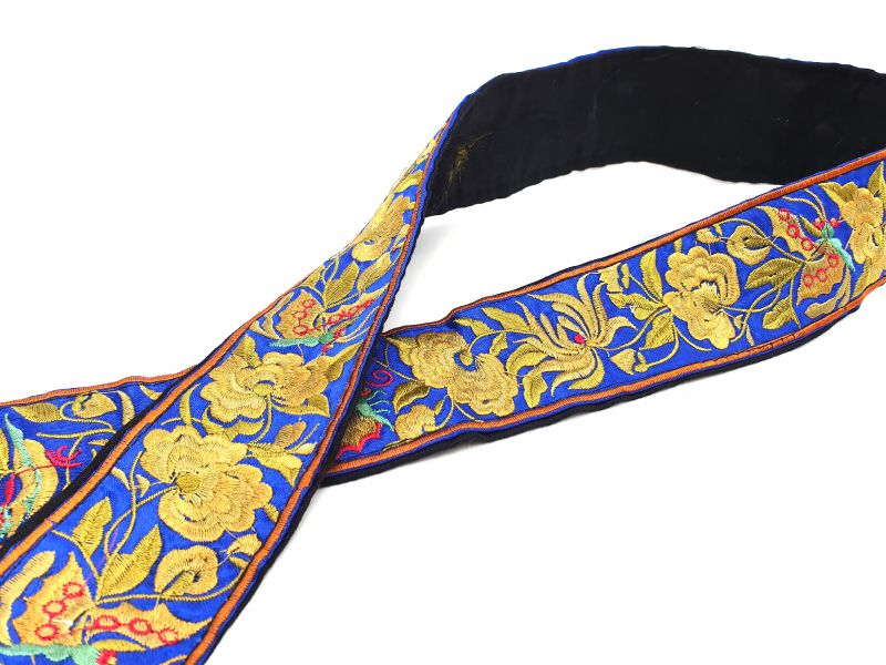Miao Belts Embroidery Navy Blue 2