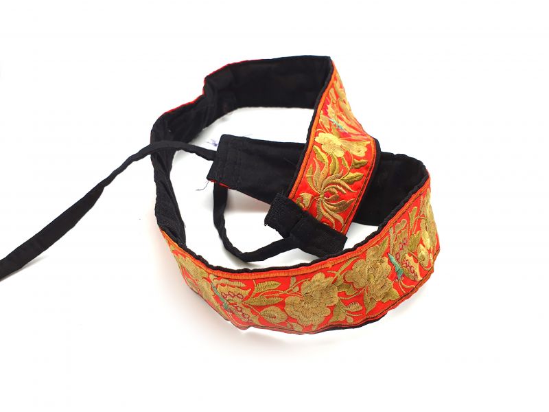 Miao Belts Embroidery Red and golden 4
