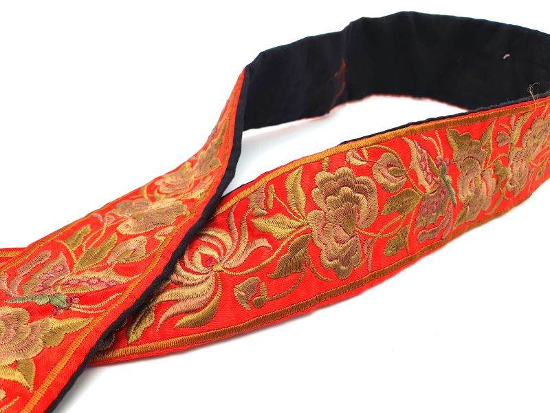 Miao Belts - Embroidery - Red 2