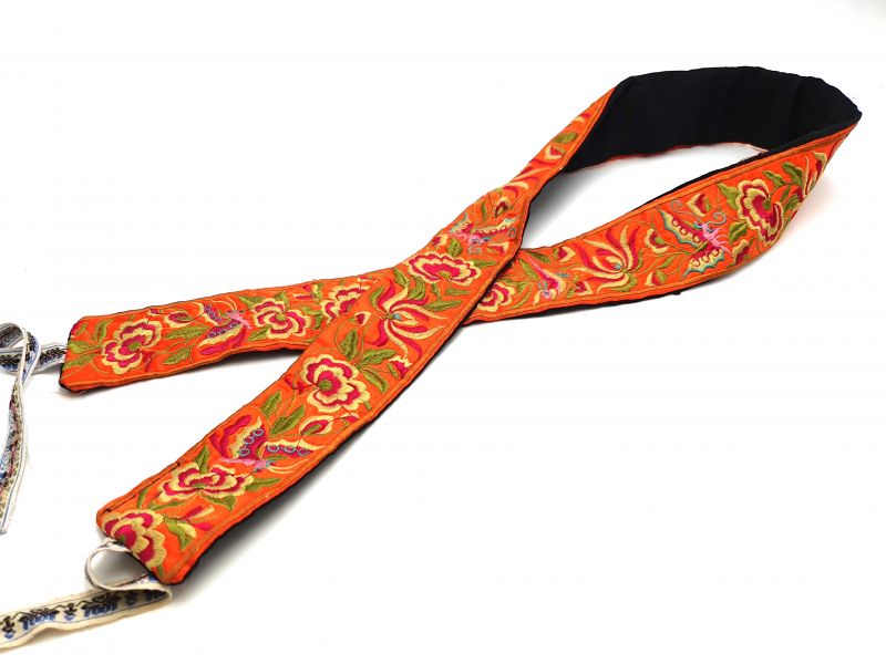 Miao Belts Embroidery Yellow Safran 1