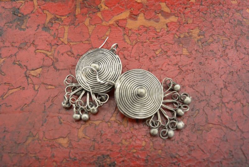 Miao Ethnic Earrings China 2