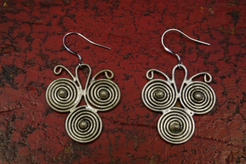 Miao Ethnic Earrings Clover 2