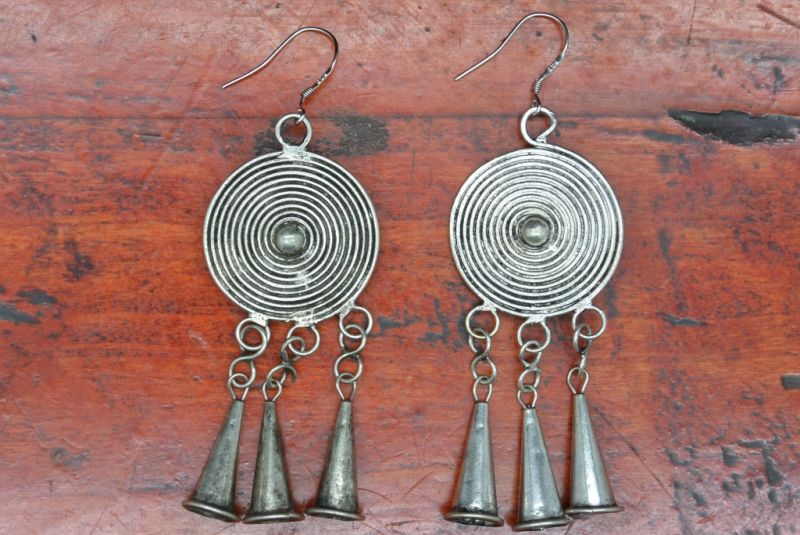 Miao Ethnic Earrings Happiness 2