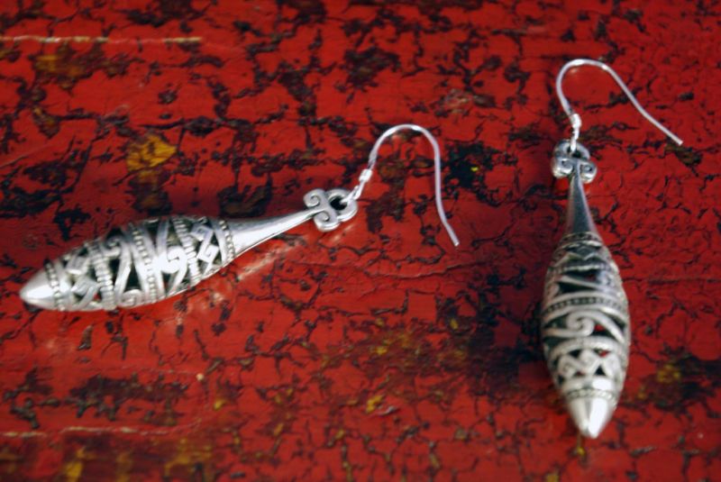 Miao Ethnic Earrings Ovale 3